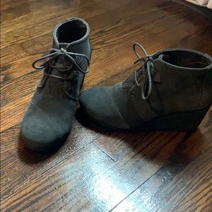 Gray Toms Booties